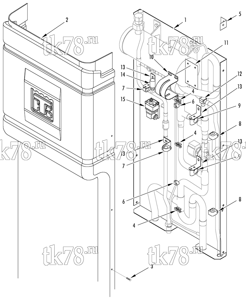 Каталог запчастей для Thermo King J Series SUPER PAK STRUCTURAL - NOSEMOUNT