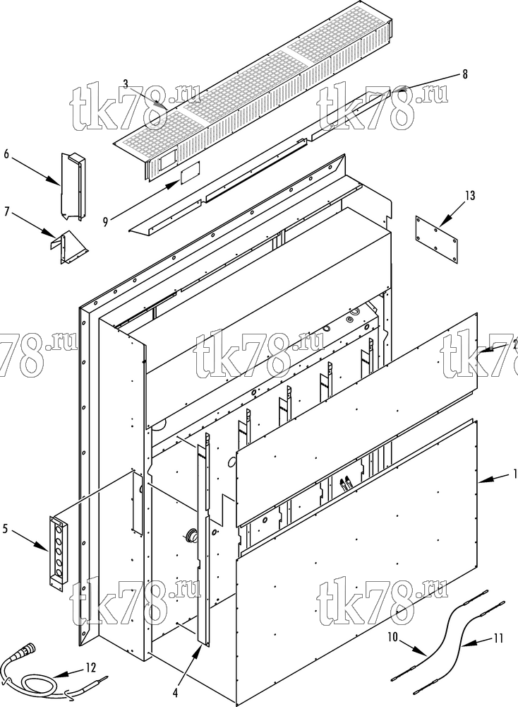Каталог запчастей для Thermo King  EVAPORATOR PANELS
