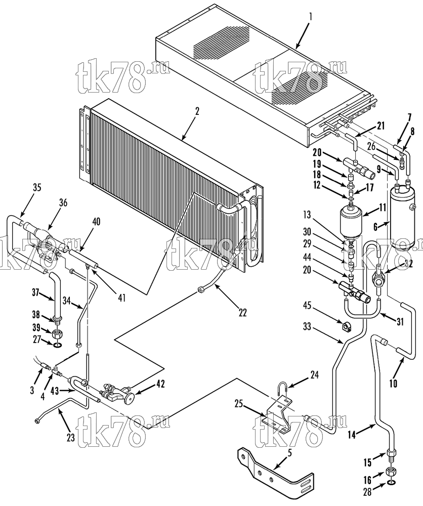 Каталог запчастей для Thermo King  REFRIGERATION COMPONENTS