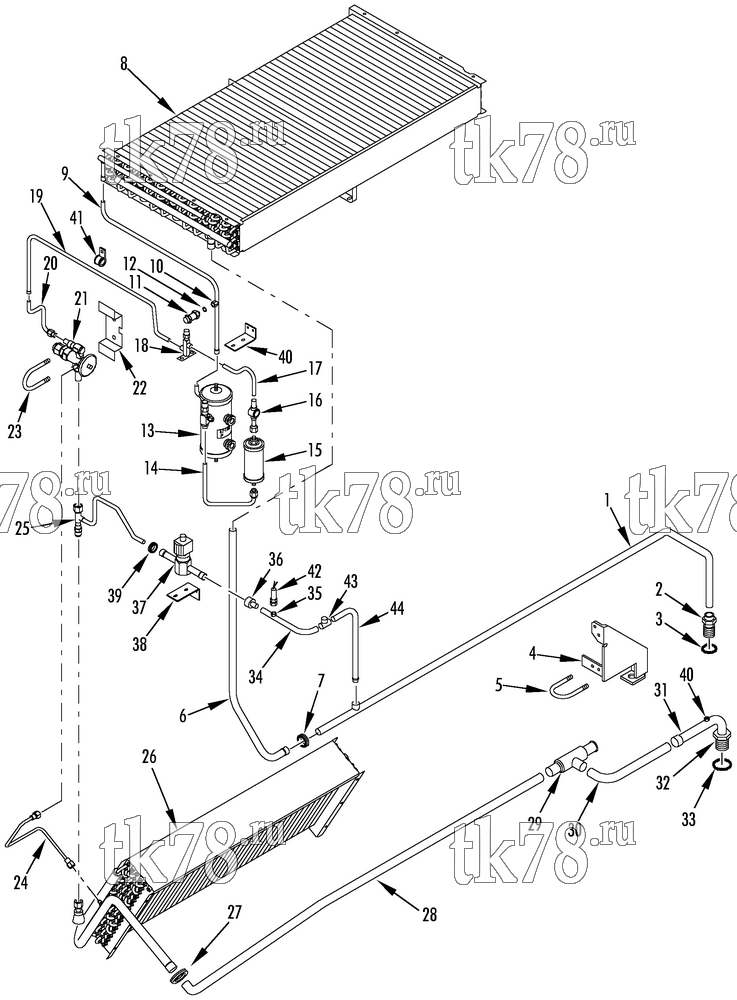 Каталог запчастей для Thermo King  REFRIGERATION COMPONENTS