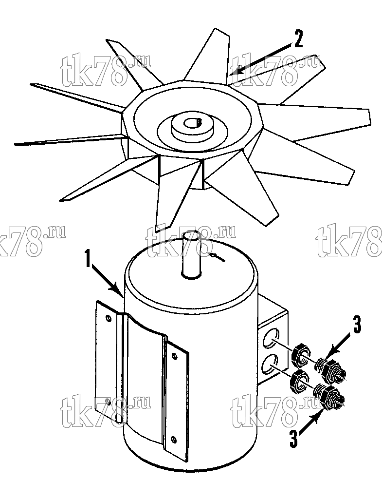 Каталог запчастей для Thermo King  CONDENSER FAN GROUP