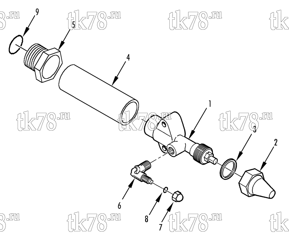 Каталог запчастей для Thermo King T1-M75 & M75A VALVE ASSEMBLY - SUCTION