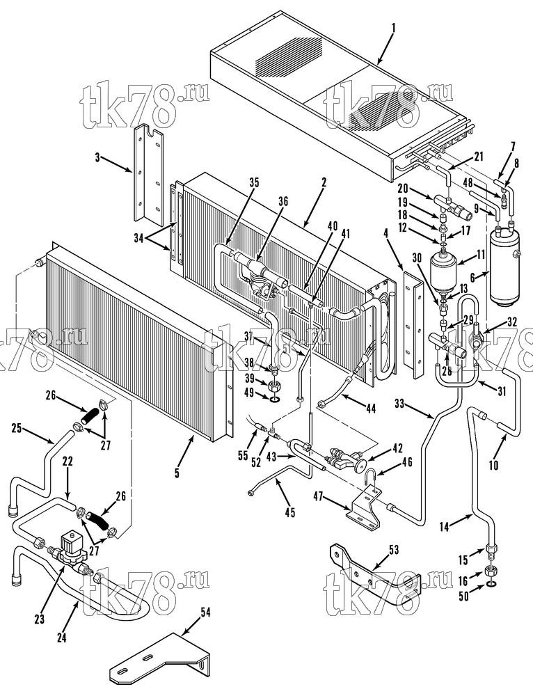 Каталог запчастей для Thermo King  REFRIGERATION COMPONENTS