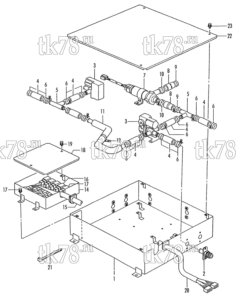 Каталог запчастей для Thermo King IETC (ZCS) WATER VALVE ASSEMBLY