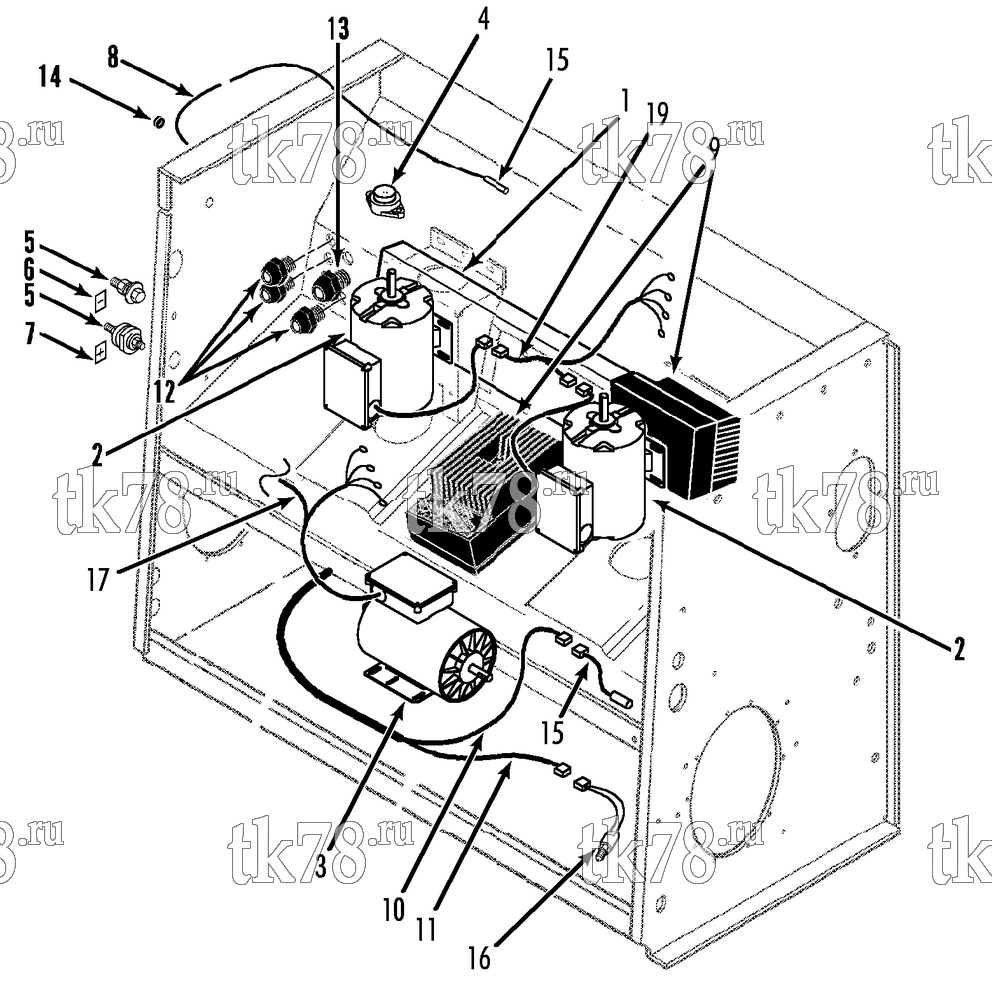 Каталог запчастей для Thermo King  ELECTRICAL COMPONENTS