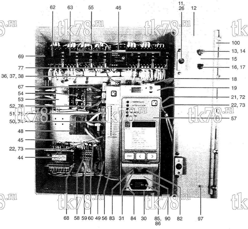 Каталог запчастей для Thermo King  REFRIGERATION UNIT - ELECTRICAL BOX