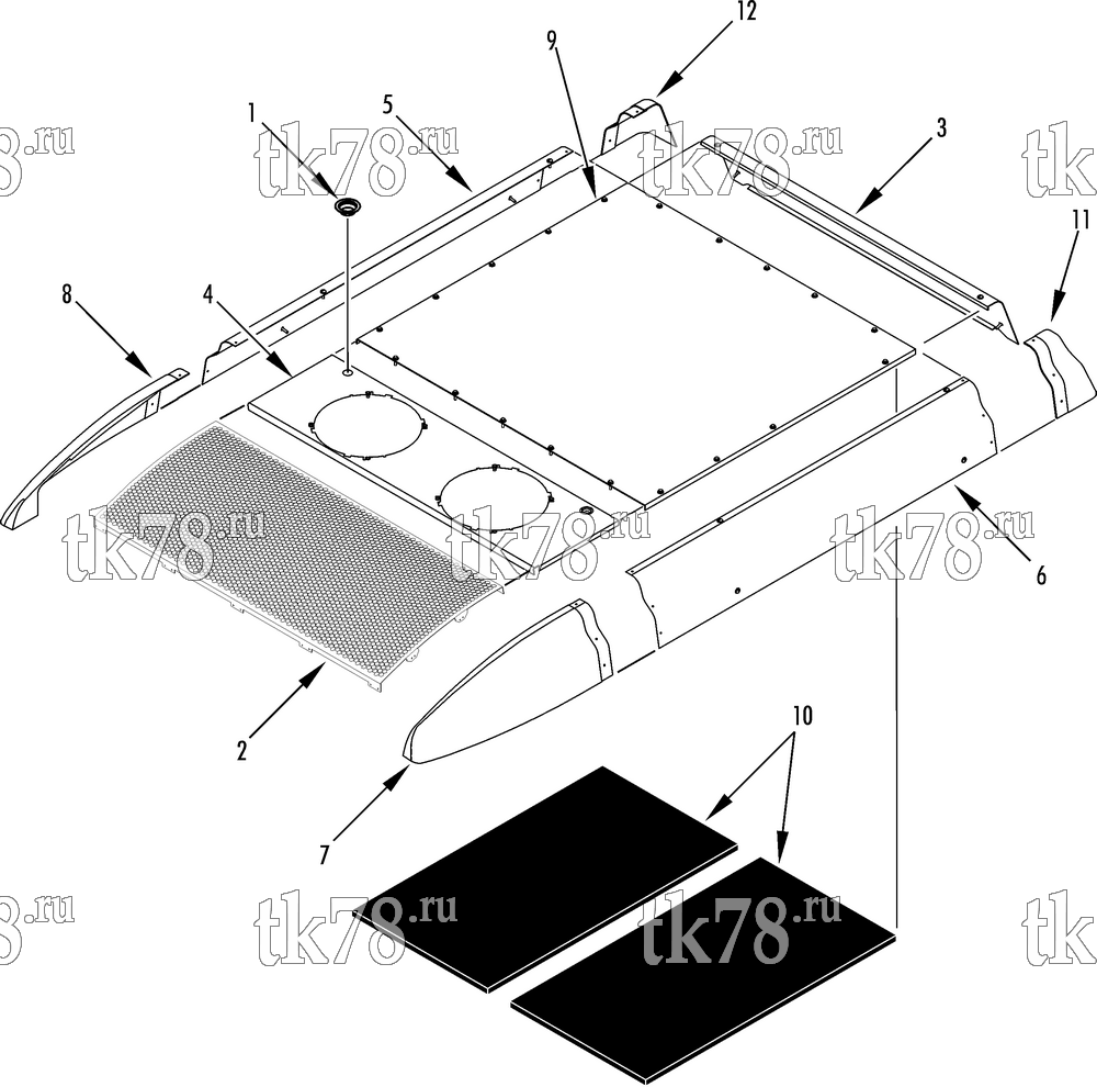 Каталог запчастей для Thermo King  COVER COMPONENTS