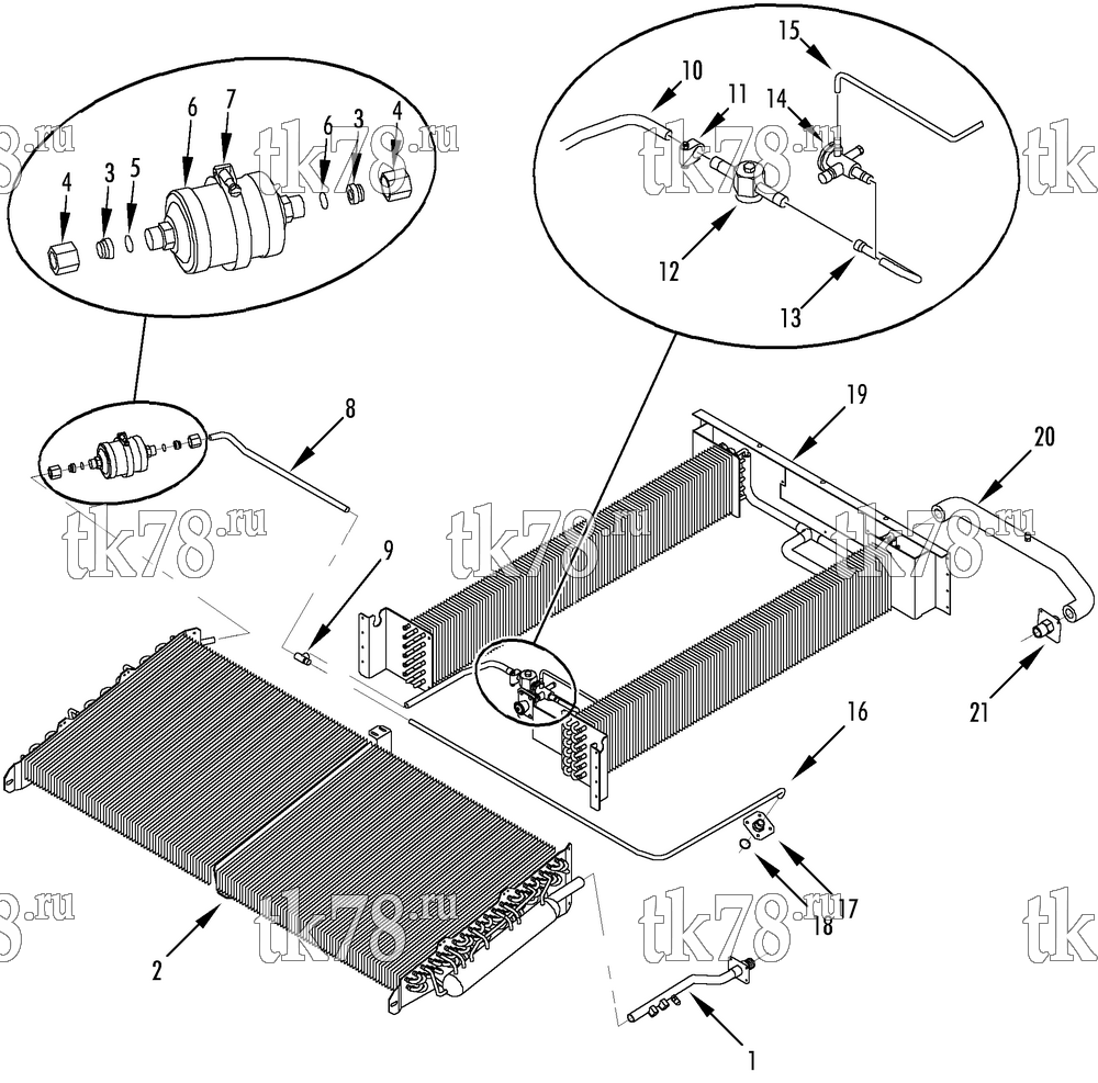 Каталог запчастей для Thermo King SR-50S 1000 & 1004 REFRIGERATION COMPONENTS