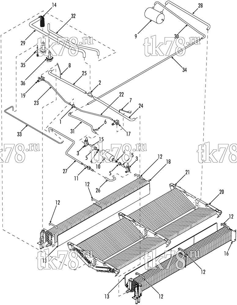 Каталог запчастей для Thermo King  REFRIGERATION COMPONENTS