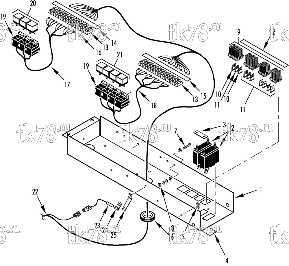Каталог запчастей для Thermo King ART-III M4 CONTROL PANEL (SLAVE)