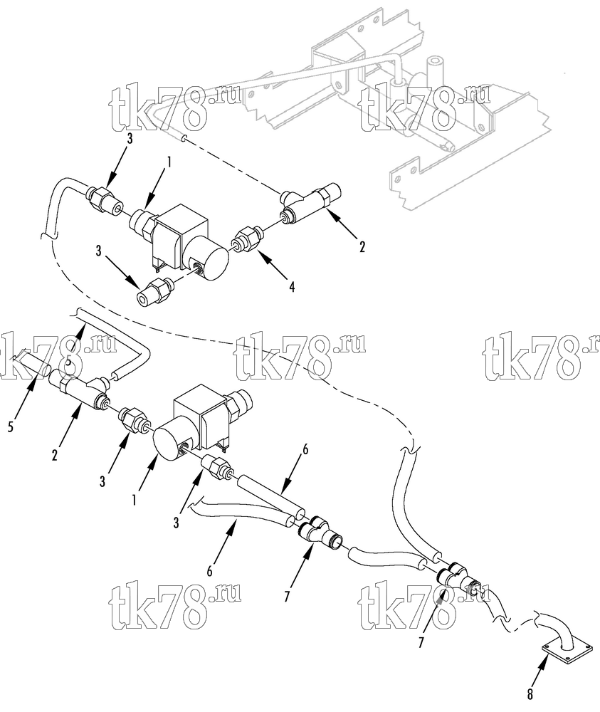 Каталог запчастей для Thermo King MRT HEAT RETURN AIR DAMPER (099395)
