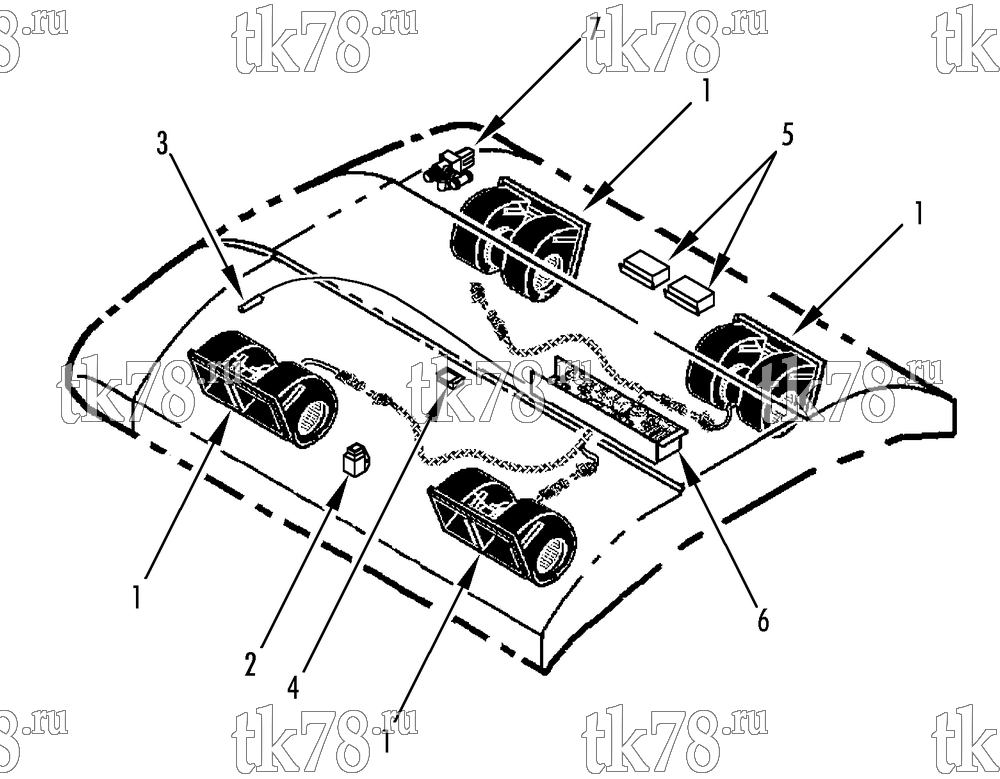 Каталог запчастей для Thermo King MRT HEAT ELECTRICAL COMPONENTS