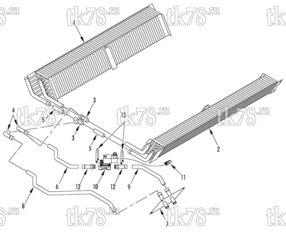 Каталог запчастей для Thermo King MRT HEAT HEATING COMPONENTS (099390, 099392, 099394)