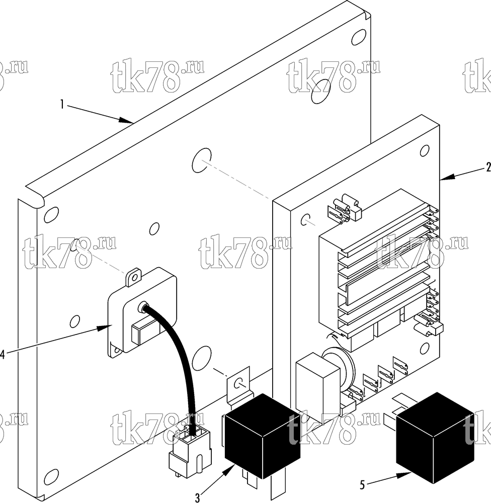 Каталог запчастей для Thermo King SGCO 2000-151 for Maersk Sealand EXCITER ASSEMBLY