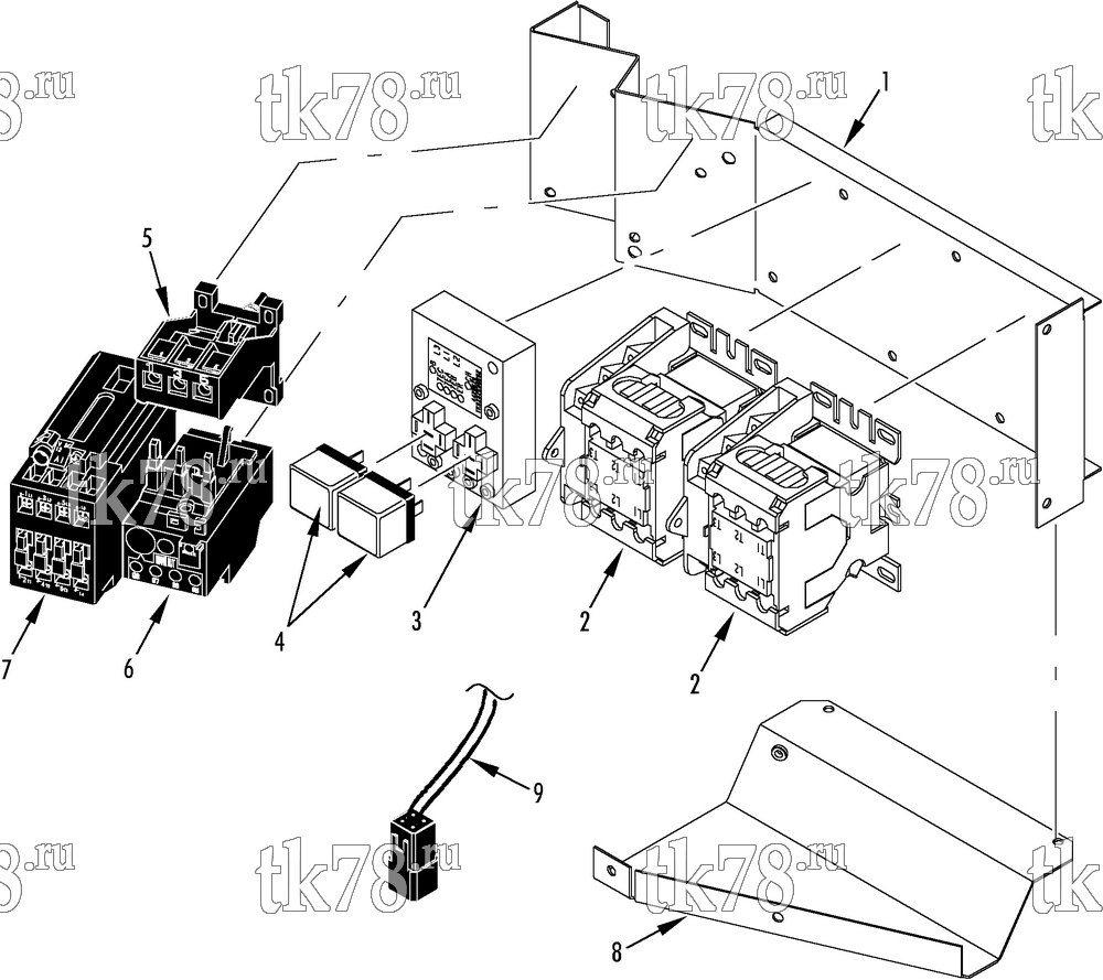 Каталог запчастей для Thermo King SL-400 HIGH VOLTAGE TRAY ASSEMBLY