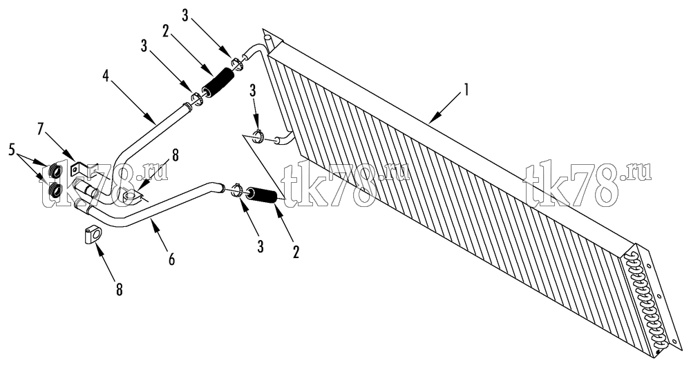 Каталог запчастей для Thermo King T13-M5 HEATER COIL GROUP