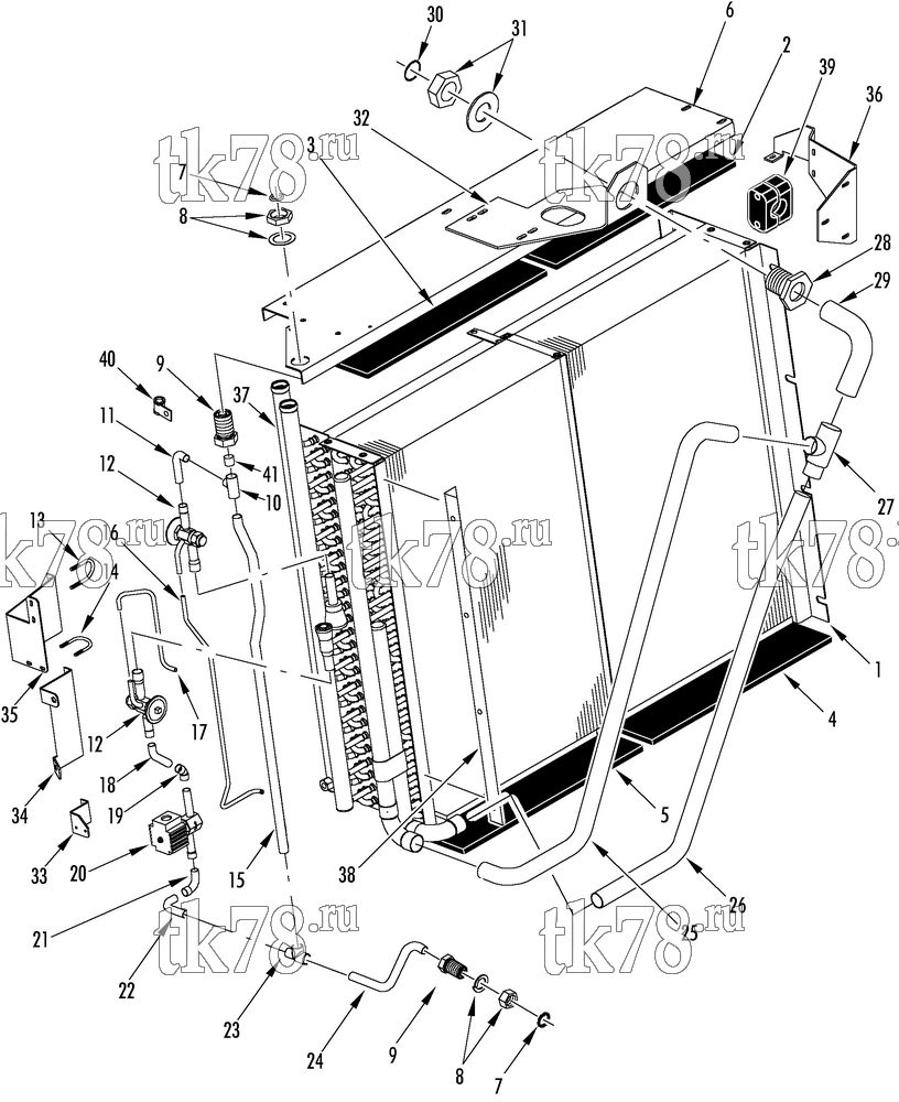 Каталог запчастей для Thermo King  EVAPORATOR REFRIGERATION