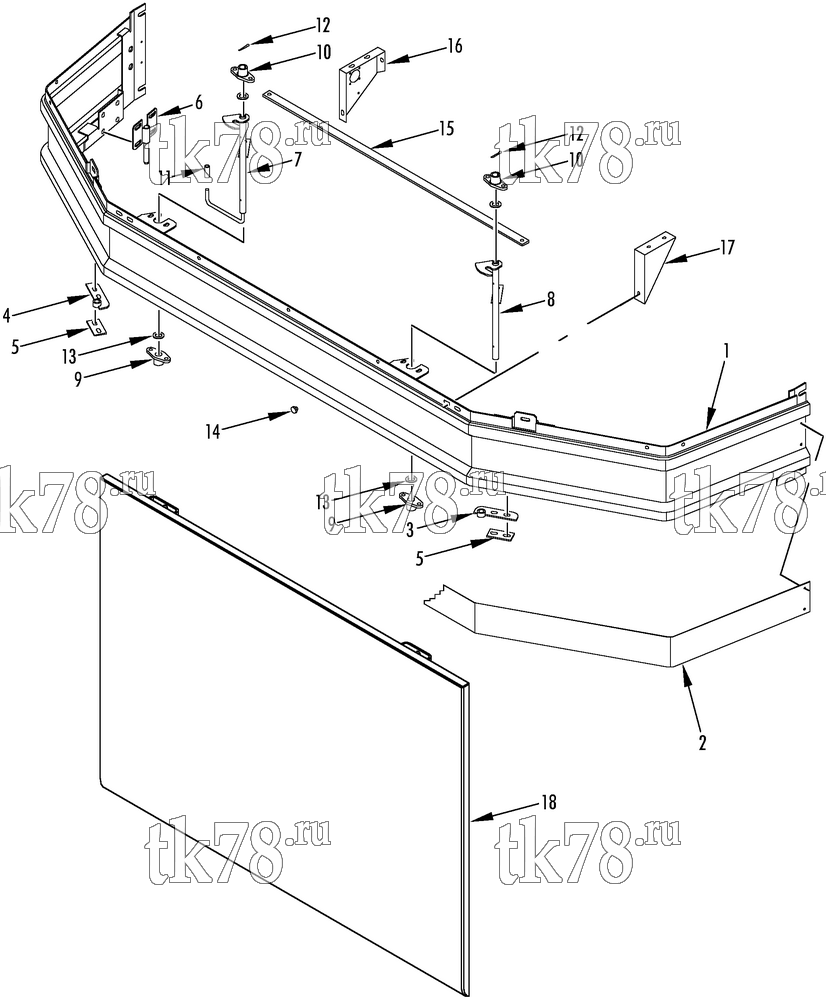 Каталог запчастей для Thermo King SB-III CR CENTER BAND GROUP