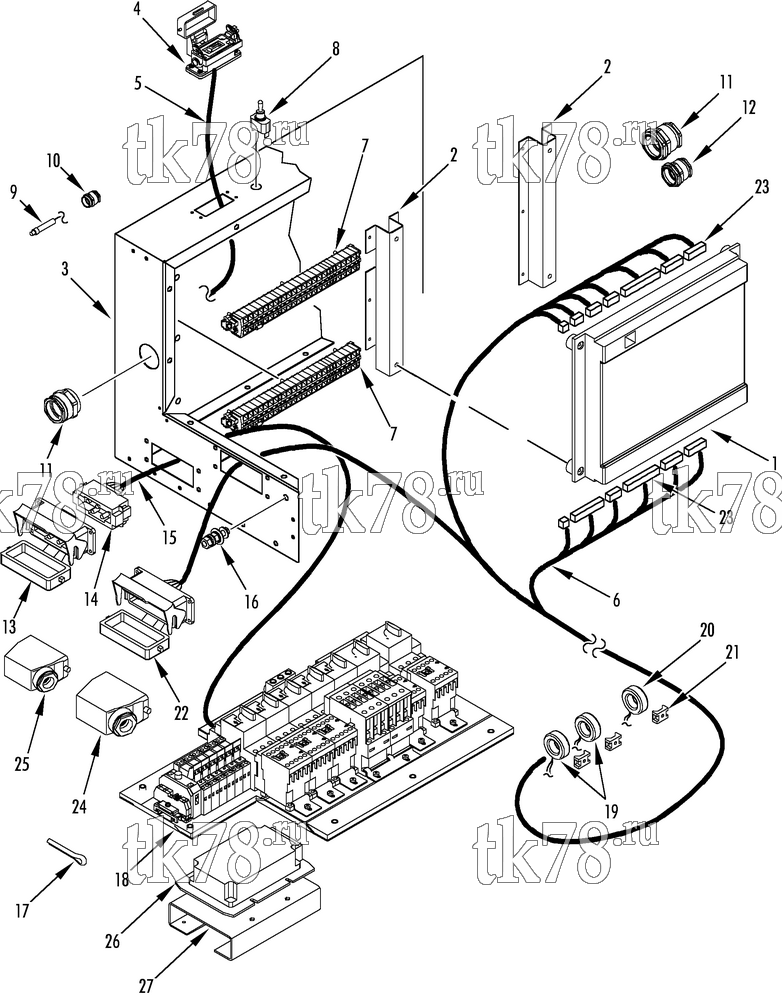 Каталог запчастей для Thermo King LRV-8T HSA CONTROL BOX