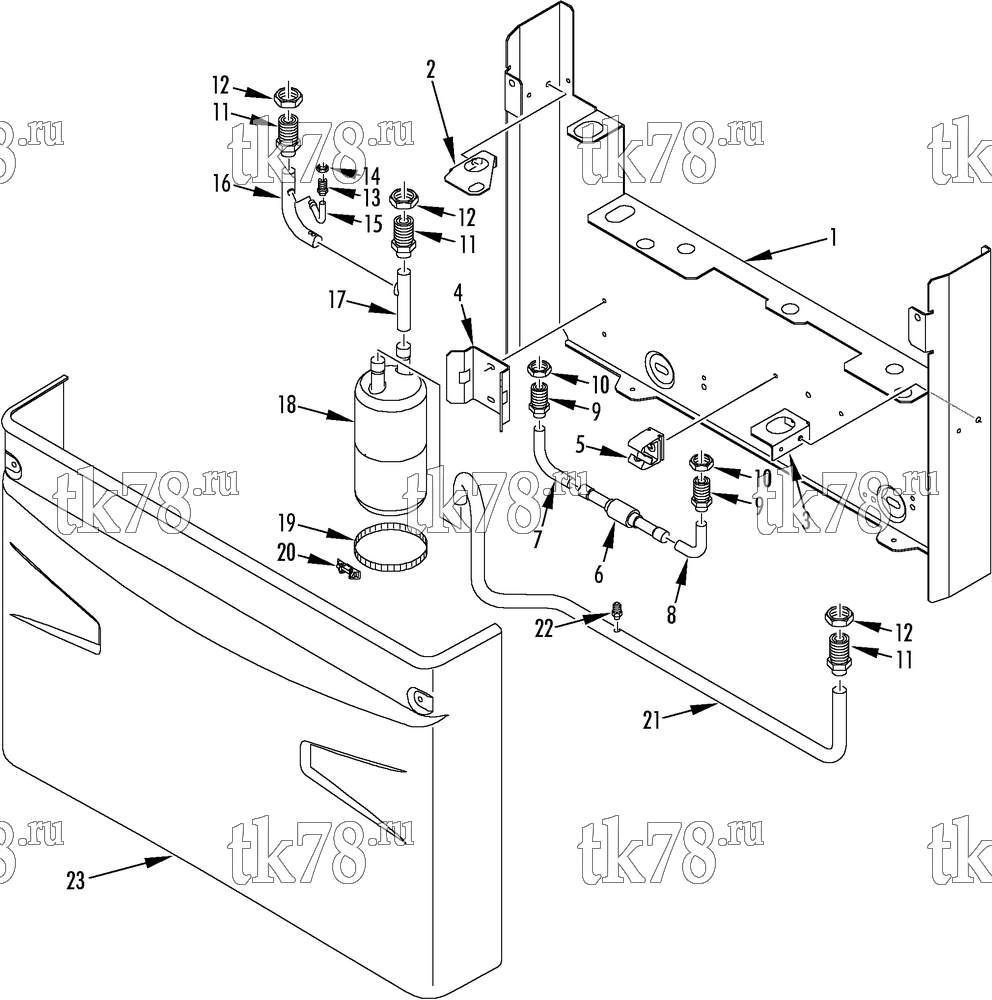 Каталог запчастей для Thermo King V-200 Series HEAT COMPONENTS (718748 & 718749)