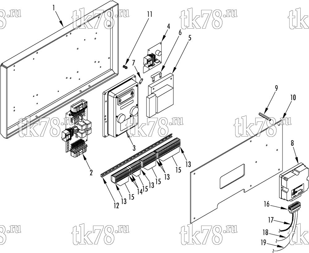 Каталог запчастей для Thermo King A1050U CONTROL BOX DOOR