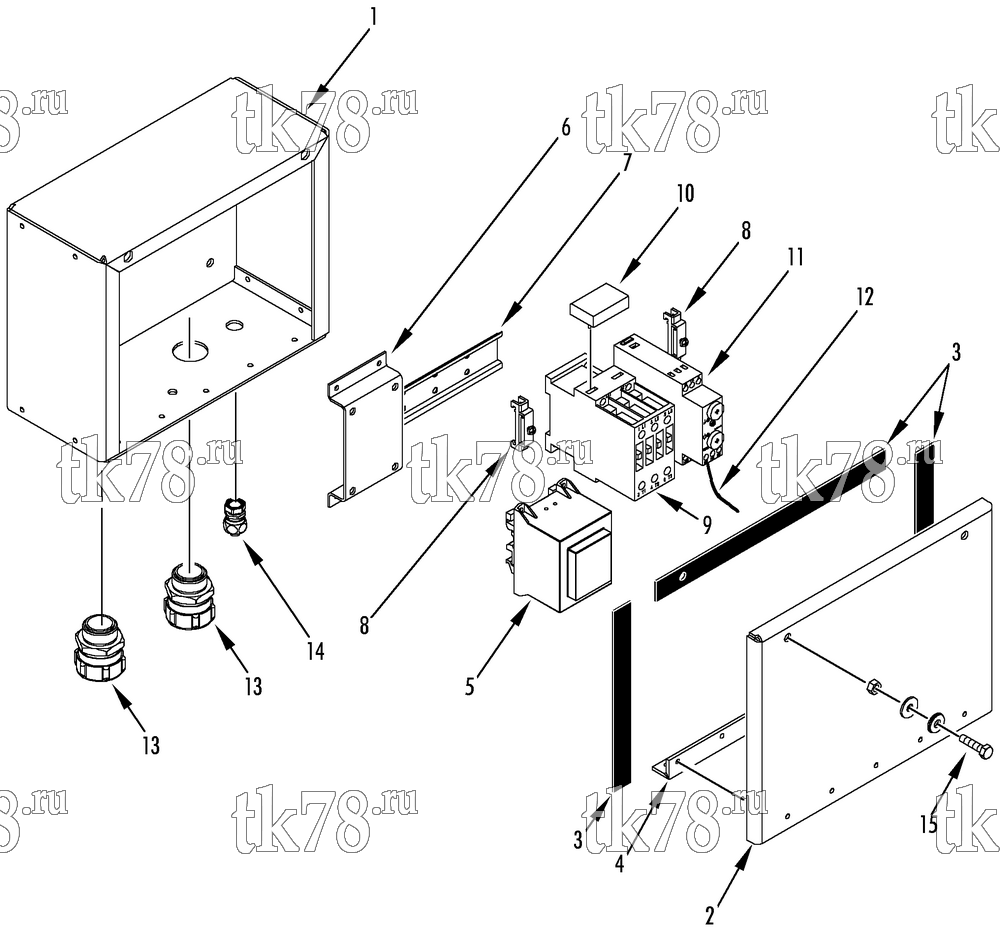 Каталог запчастей для Thermo King A1050U POWER BOX