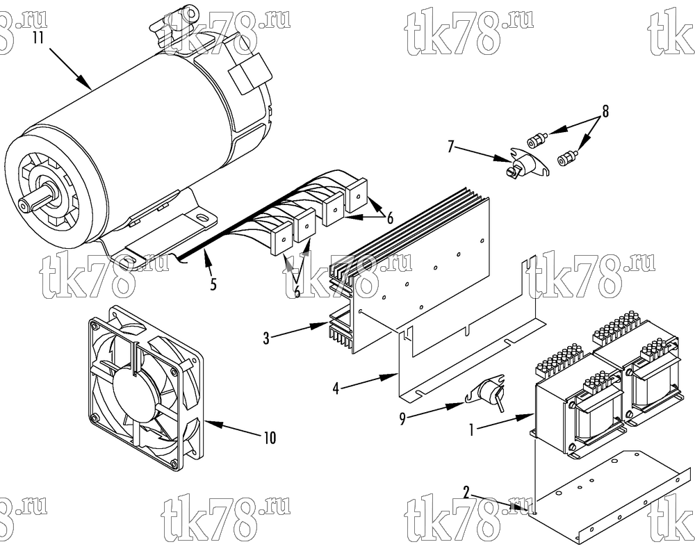 Каталог запчастей для Thermo King LT-065i ELECTRICAL COMPONENTS