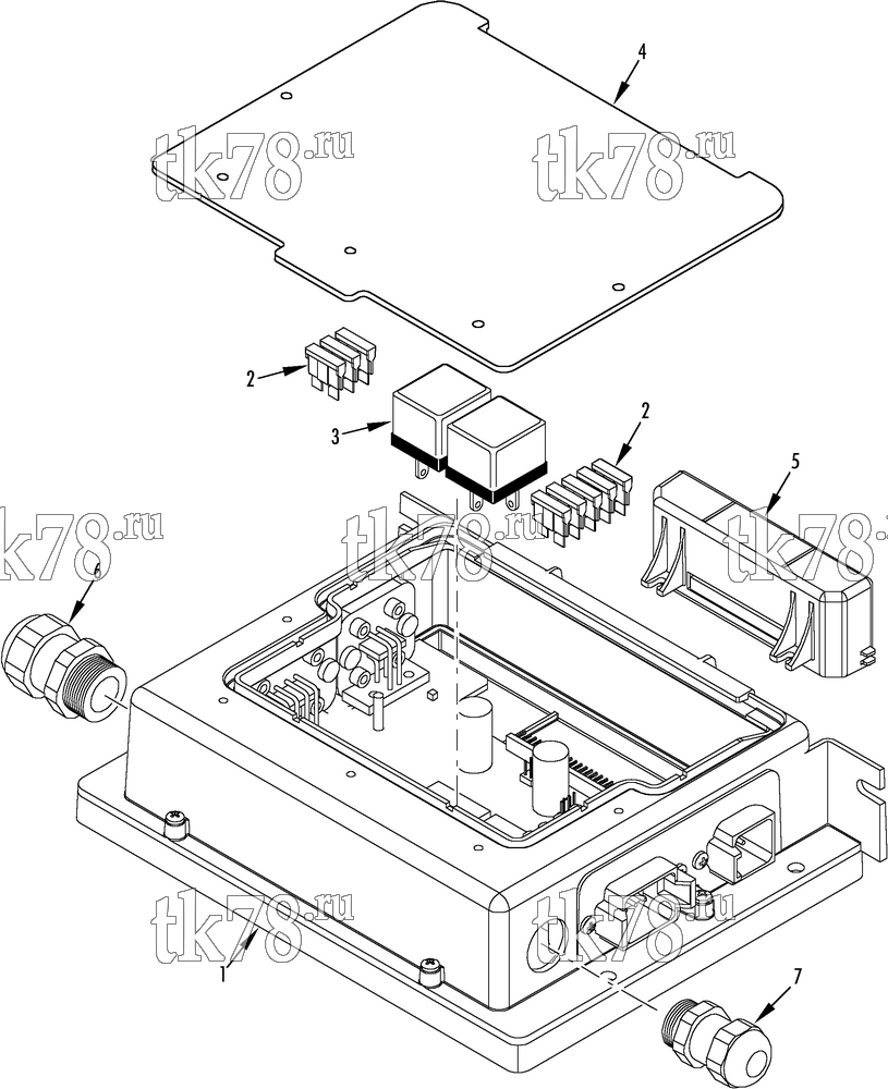 Каталог запчастей для Thermo King  CONTROL BOX