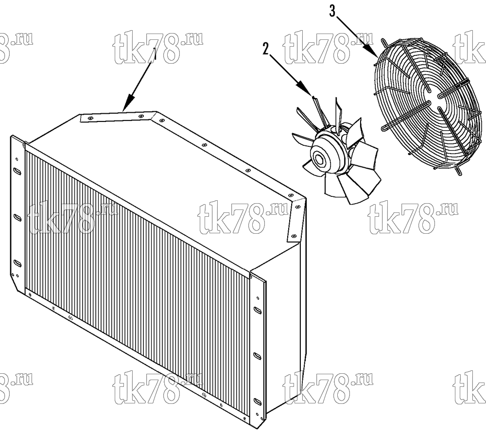 Каталог запчастей для Thermo King F-15, F-20 & F-30 CONDENSER FAN GROUP