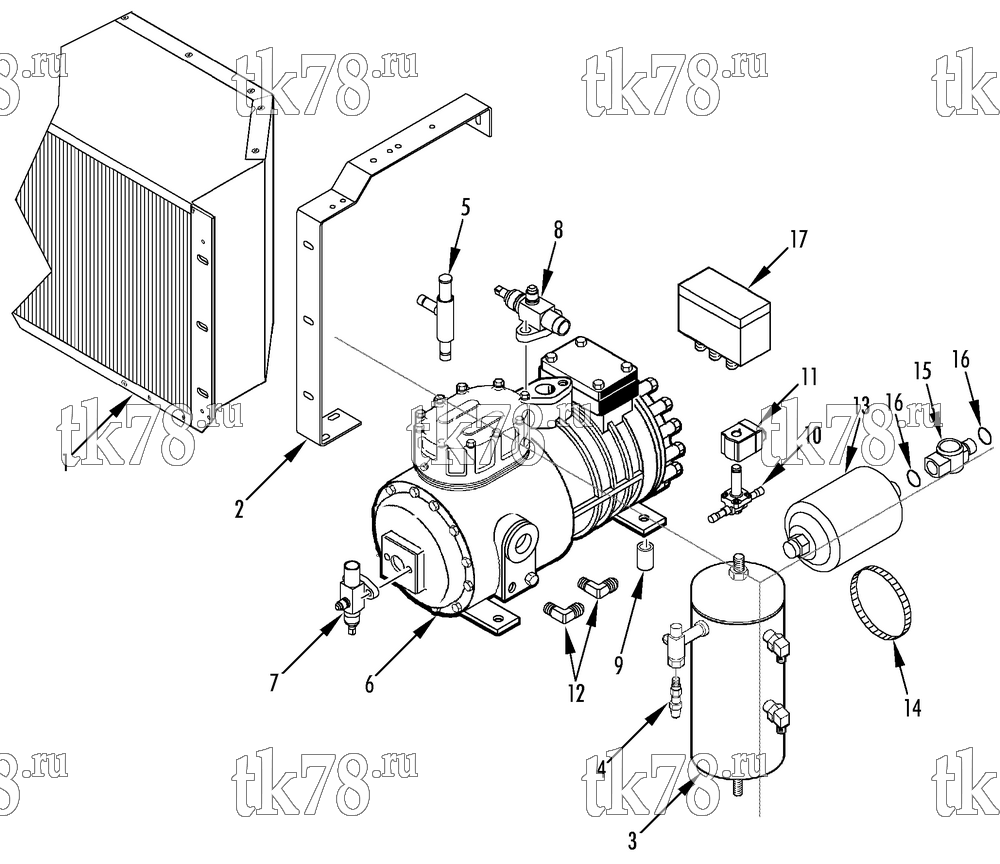 Каталог запчастей для Thermo King F-15, F-20 & F-30 REFRIGERATION COMPONENTS