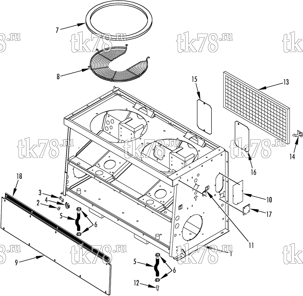 Каталог запчастей для Thermo King  STRUCTURAL COMPONENTS