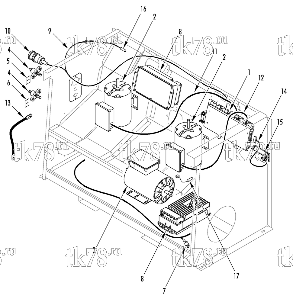 Каталог запчастей для Thermo King  ELECTRICAL COMPONENTS