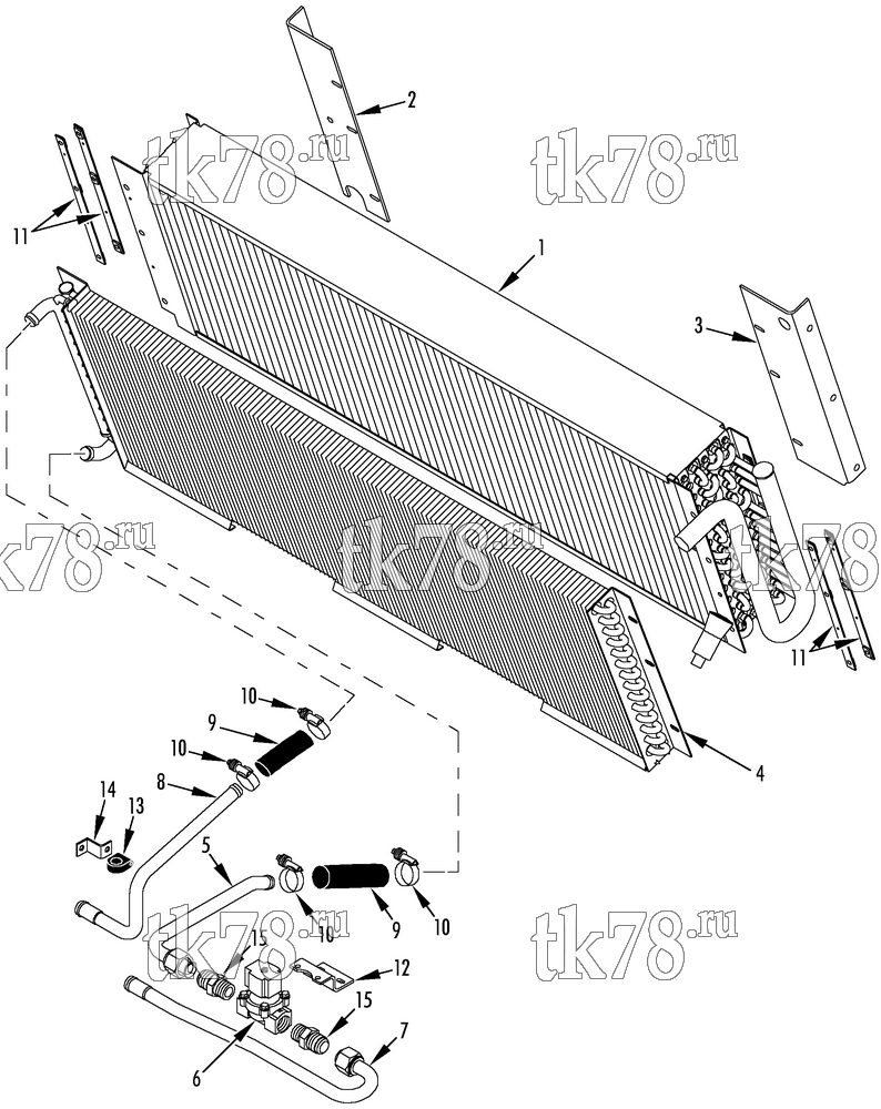 Каталог запчастей для Thermo King T11-M58, M58A, M58B & M58C HEATER COMPONENTS
