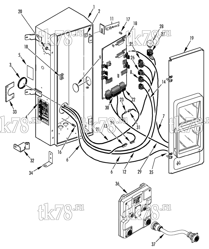 Каталог запчастей для Thermo King  CONTROL BOX