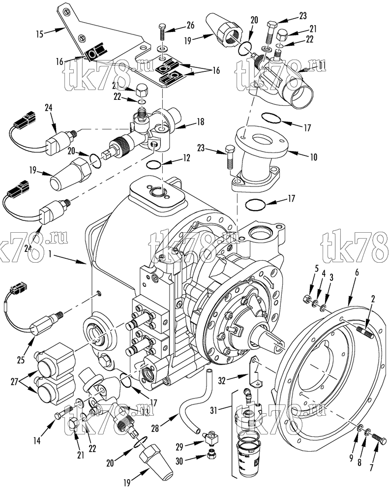 Каталог запчастей для Thermo King SB-400 30 COMPRESSOR GROUP