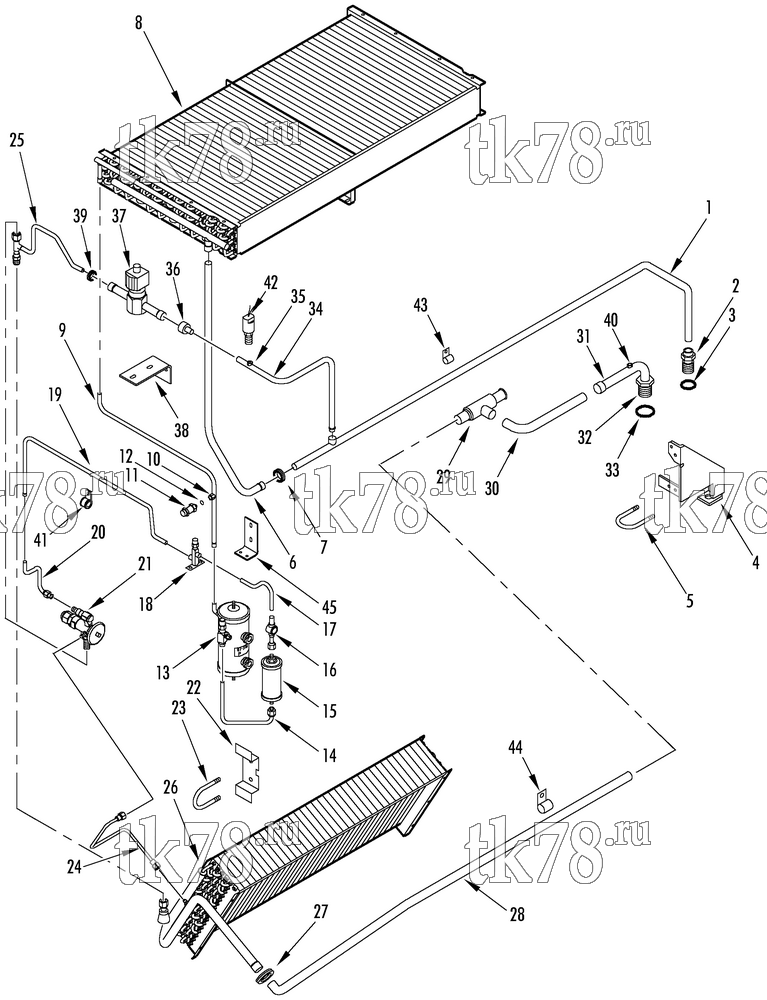 Каталог запчастей для Thermo King  REFRIGERATION COMPONENTS