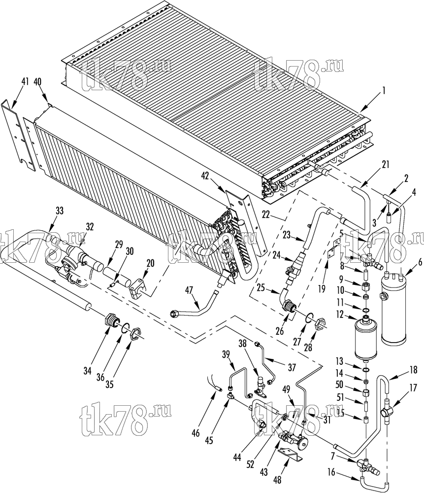 Каталог запчастей для Thermo King T13-M5 REFRIGERATION COMPONENTS