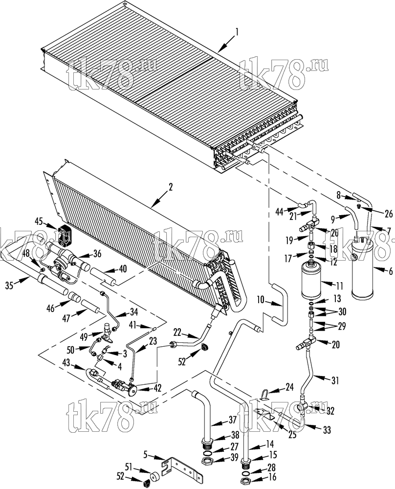 Каталог запчастей для Thermo King  REFRIGERATION COMPONENTS
