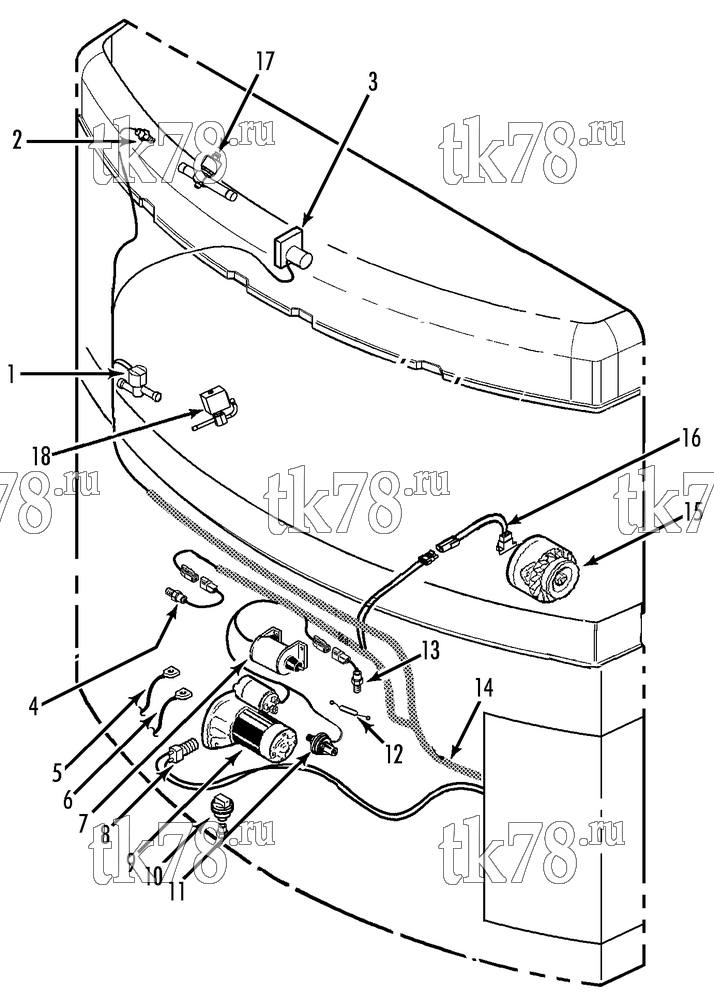 Каталог запчастей для Thermo King SL-100e ELECTRICAL COMPONENTS (SL-200 30)