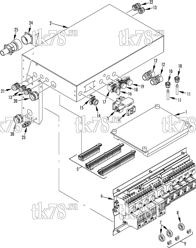Каталог запчастей для Thermo King  CONTROL BOX