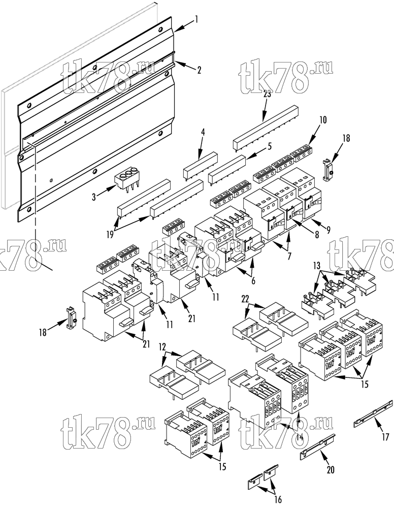 Каталог запчастей для Thermo King  CONTACTOR & CIRCUIT BREAKER GROUP
