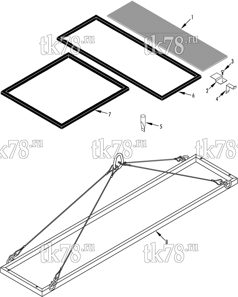Каталог запчастей для Thermo King  UNIT MOUNTING PAD, FILTER & LIFTER