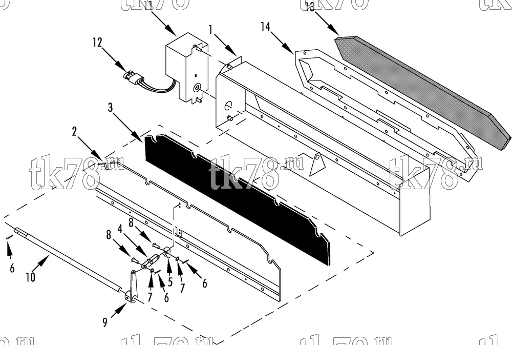 Каталог запчастей для Thermo King MRT-I 1004/TM21 FRESH AIR ASSEMBLY