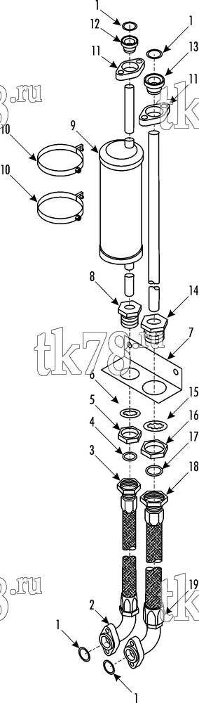 Каталог запчастей для Thermo King CRT-II GD 1000 w/ClimaAIRE INSTALLATION GROUP