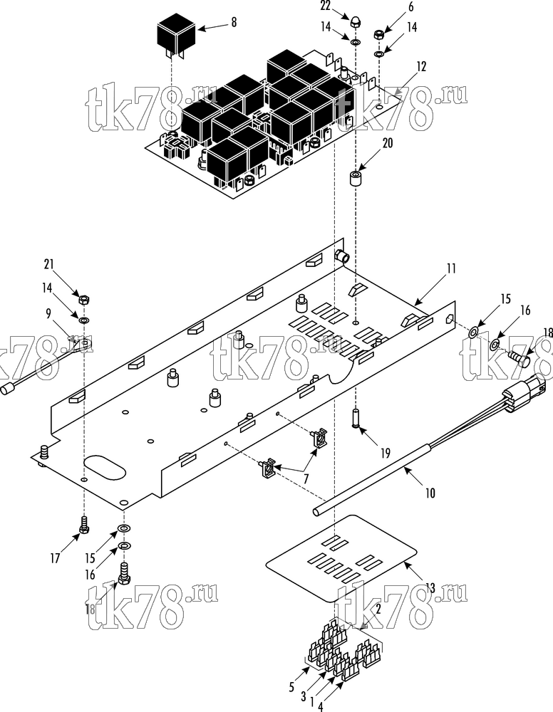 Каталог запчастей для Thermo King SRT-III CONTROL PANEL (ClimaAIRE)