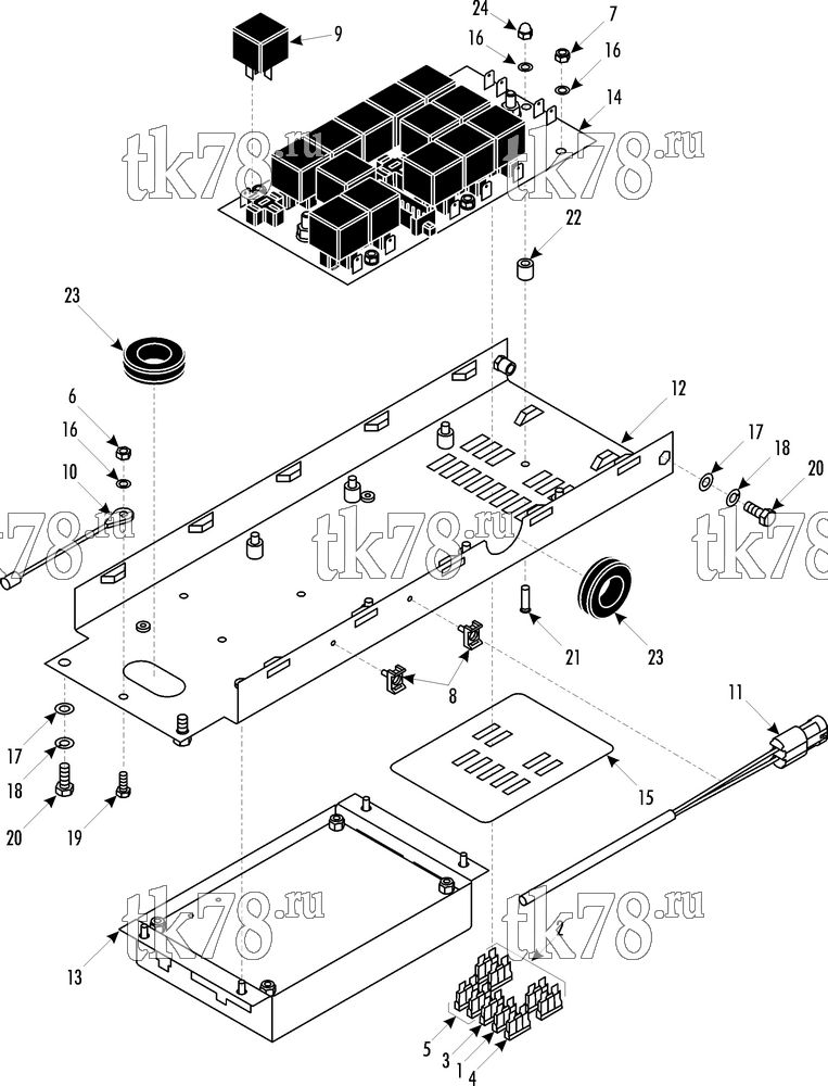 Каталог запчастей для Thermo King SRT-III CONTROL PANEL (INTELLIGIAIRE)