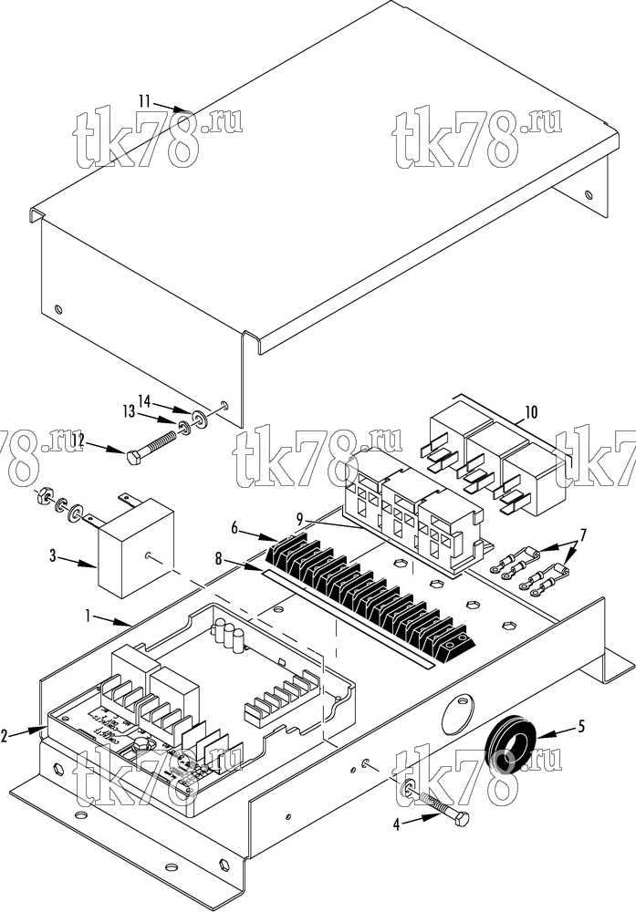 Каталог запчастей для Thermo King TH12E M1 CONTROL PANEL ASSEMBLY