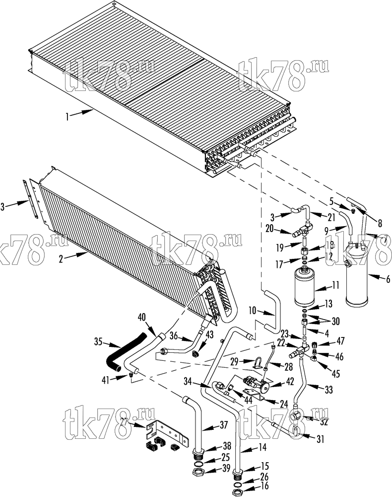 Каталог запчастей для Thermo King  REFRIGERATION COMPONENTS