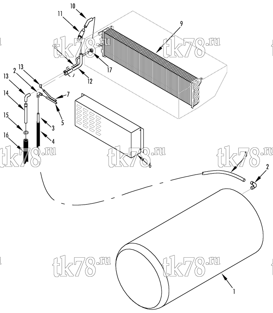 Каталог запчастей для Thermo King ST-CR 300 REFRIGERATION COMPONENTS