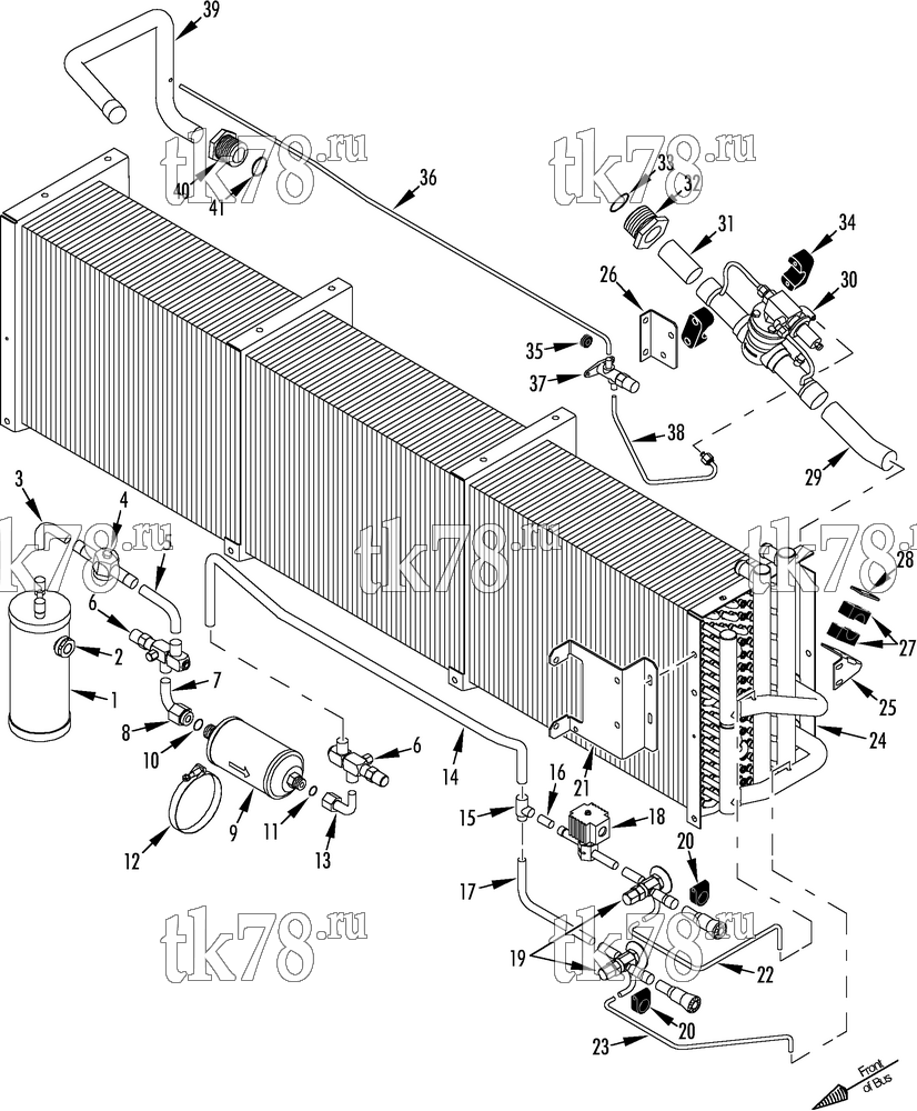 Каталог запчастей для Thermo King  EVAPORATOR REFRIGERATION